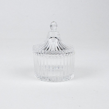 Сахарница с крышкой 6,8х8см Грани