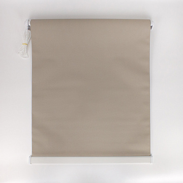 Штора рулонная однотонная 80х160 см бежевый