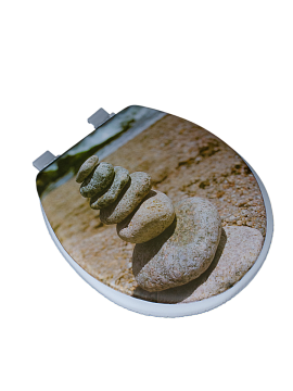 Сиденье мягкое для унитаза пляж DOH-5404