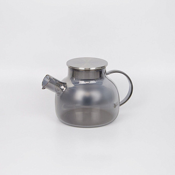 Чайник заварочный 1л стекло серый