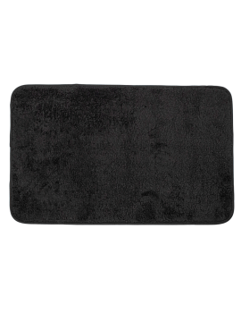 Коврик для ванной комнаты 50х80см, черный, полиэстер