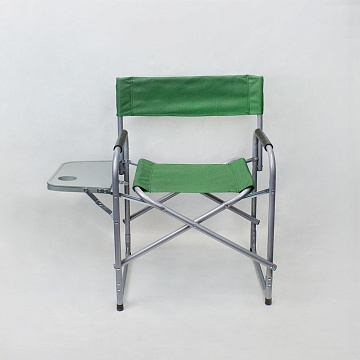 Кресло туристическое складное с подставкой 57х45х80см зеленый