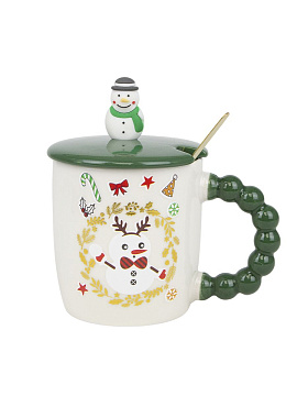 Кружка Новый год 340мл DO-1210 керамика