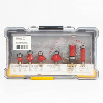 Наборы фрез по дереву 6шт, хвостовик 8мм