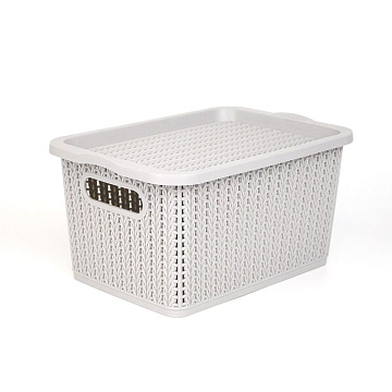 Ящик для хранения коричневый 28.3х19.5х14.5см